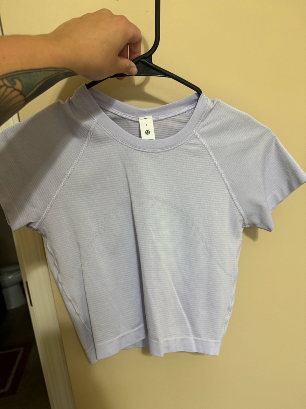 Lululemon “lavender frost” top